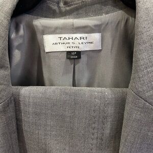 Tahari Charcoal Women’s Suit with Skirt